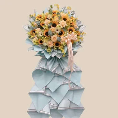 Kệ chúc mừng 10 